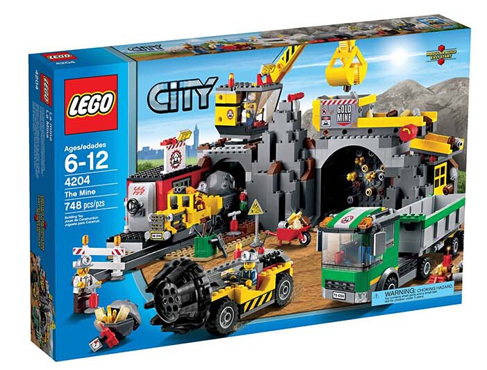 乐高LEGO  4204城市系列采矿场采矿积木玩具儿童智力拼接2012款