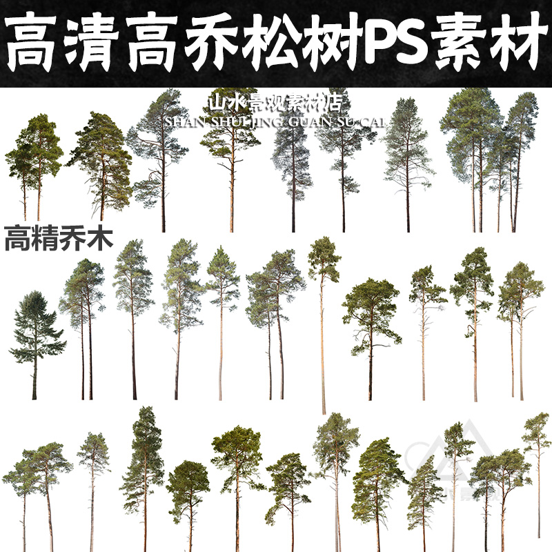 高清山水树木图片
