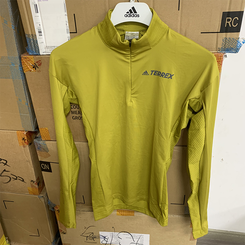 阿迪达斯Terrex男子新款修身舒适保暖户外休闲运动长袖T恤HI1309