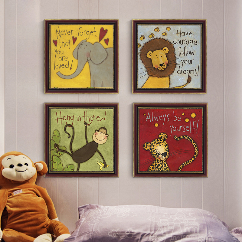 可爱动物十字绣2022新款线绣客厅小幅卧室儿童简单小件自己绣手工