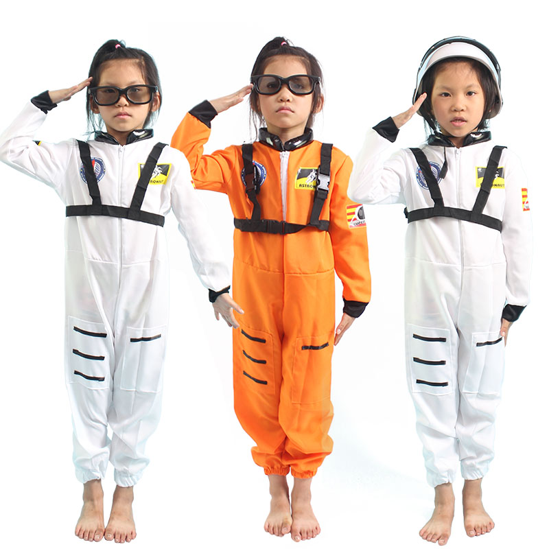 儿童职业体验工作表演服装幼儿成人宇航员飞行员角色扮演福太空服