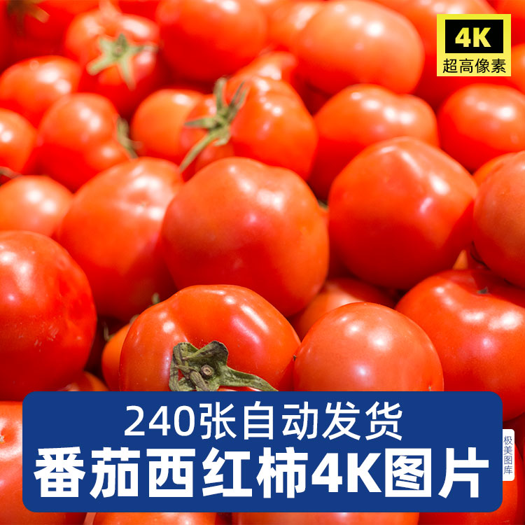 高清4K番茄西红柿图片小圣女果酱汁蔬菜健康绿色食品照片JPG素材