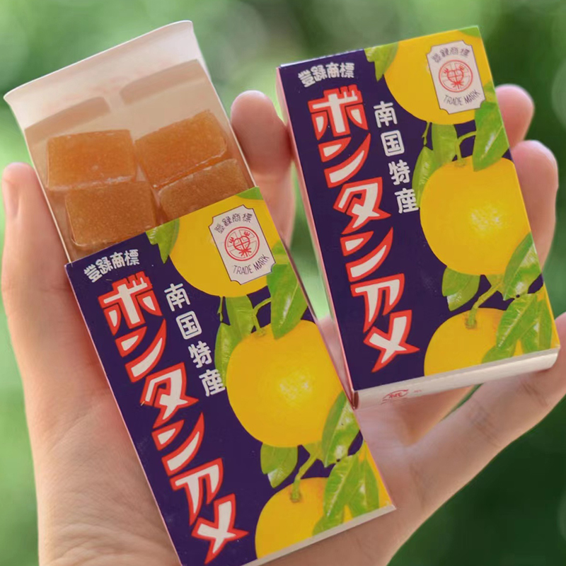 巨好吃~日本南国古早柚子糖seika软糖菠萝果汁糖鹿儿岛乳酸菌软糖