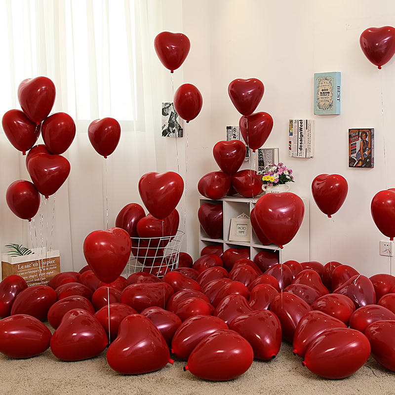 结婚房间装饰 气球