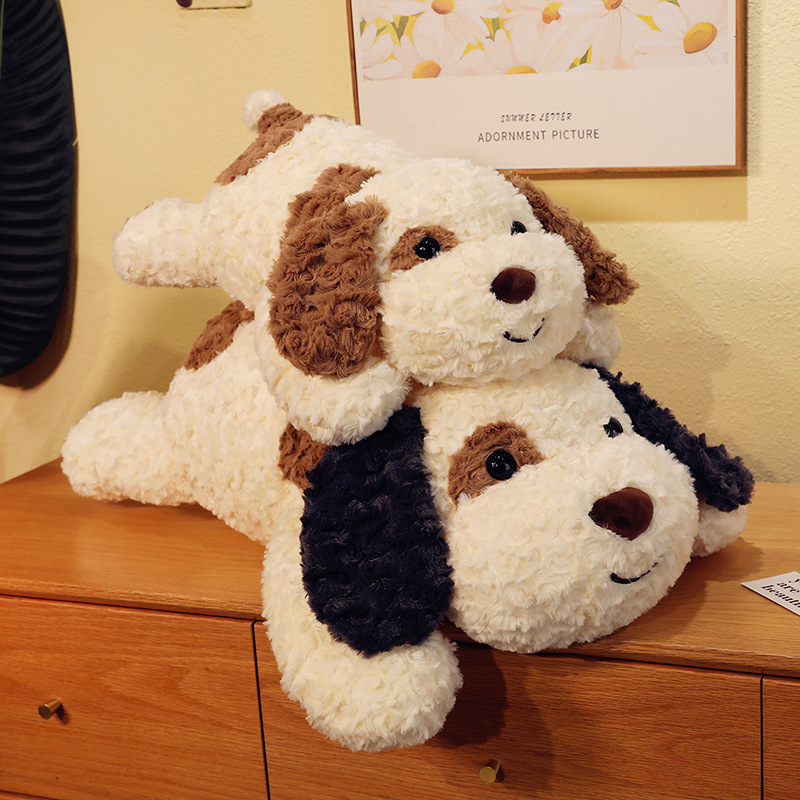 呆萌可爱的斑点狗狗玩偶公仔家居抱枕520情人节礼物毛绒玩具
