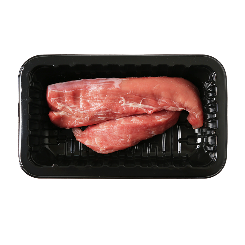 膳博士黑猪肉新鲜小里脊肉300g*3盒非冷冻土猪肉生猪肉生鲜黑毛猪