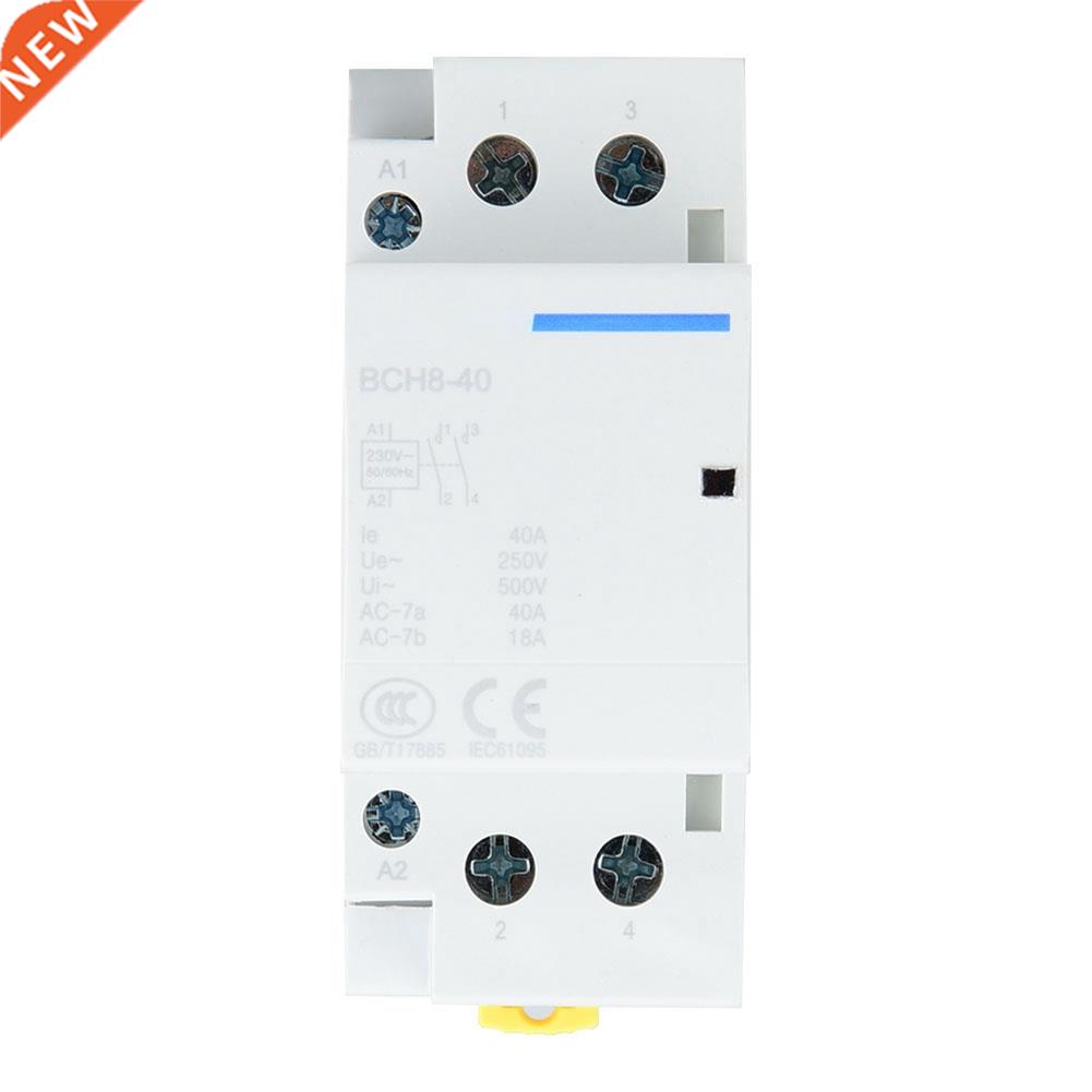 2P Low Power Consumption Household DIN Rail AC Contactor 1NO