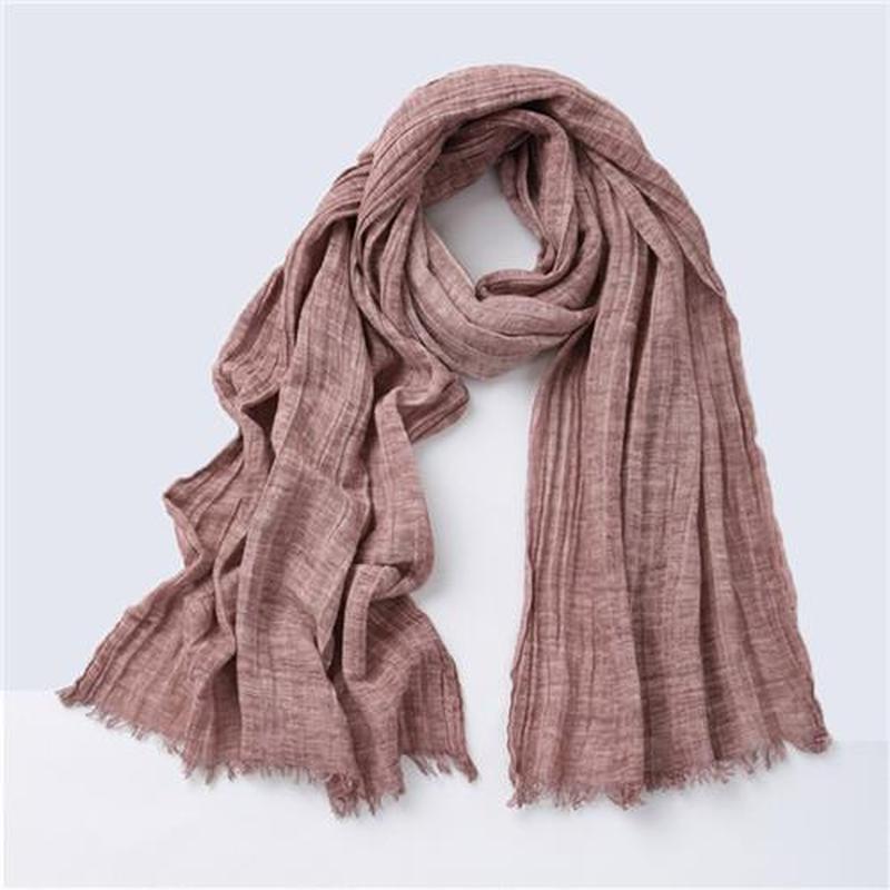 Japanese Style Bufandas Solider Color Scarf Spring Autumn Wa