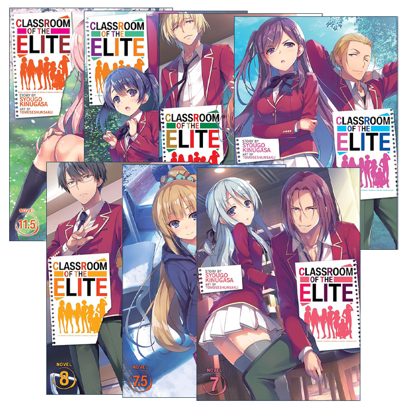 英文原版 Classroom of the Elite Light Novel Vol. 7-11.5 欢迎来到实力至上主义的教室7册 轻小说 日本校园漫画 衣笠彰梧 书籍