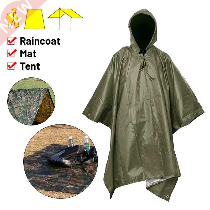 3 in 1 Multifunctional Raincoat Waterproof Rain Poncho Backp