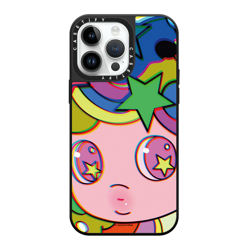 CASETi联名梦幻国度女孩手机壳适用于iPhone15ProMax苹果14Pro创意艺术可爱卡通动漫13Pro潮牌同款防摔保护套