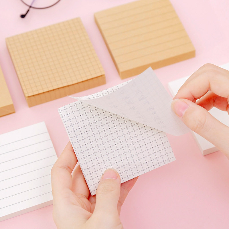 80 Sheets Creative Kraft paper Convenience Note Blank grid H