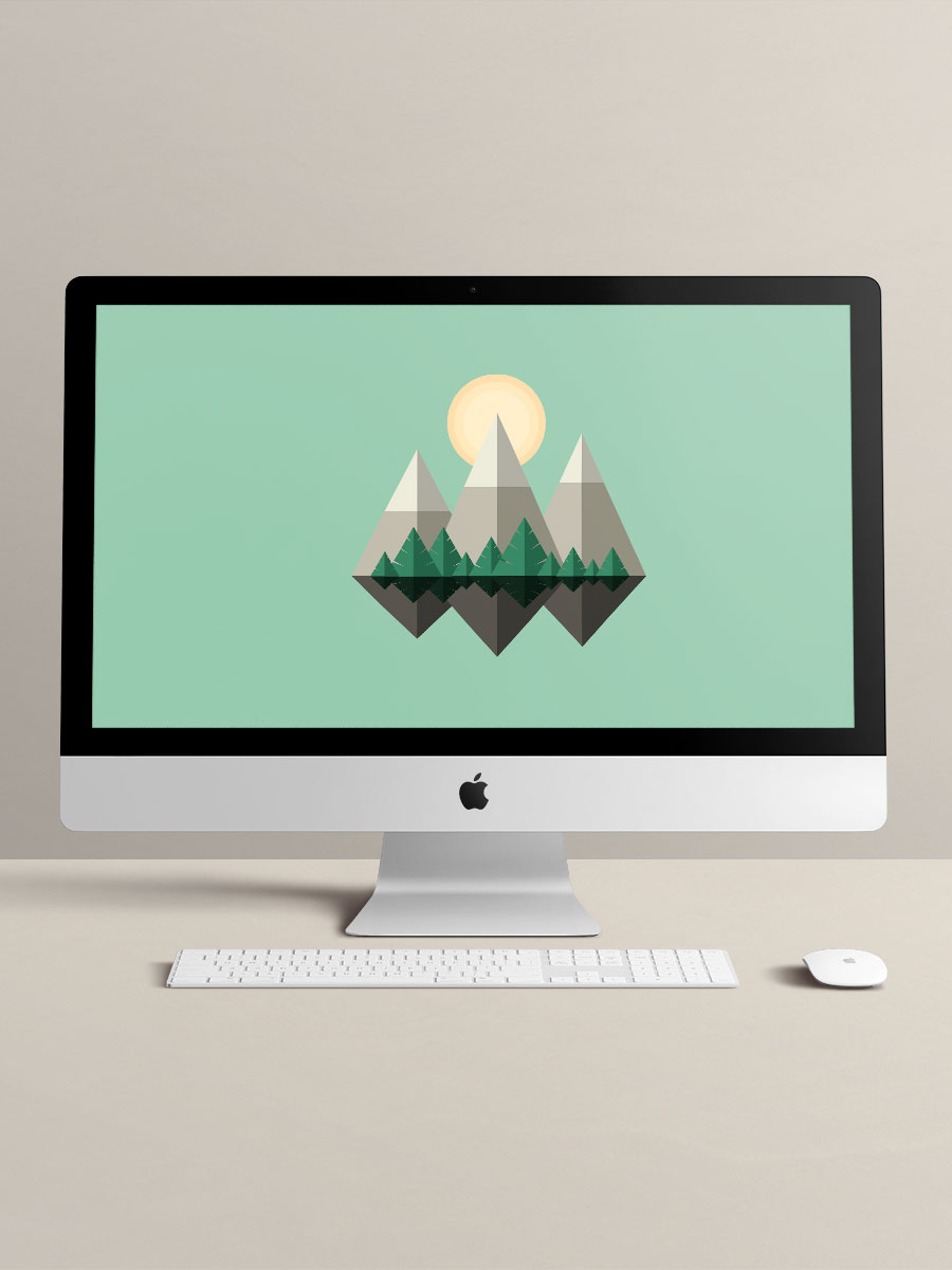 「极简的风景」Wallpaper station iMac 苹果 电脑 壁纸墙纸  9张