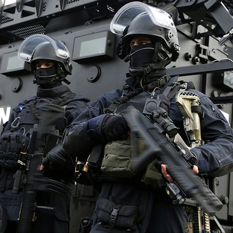 法国特勤队GIGN特种部队识别风衣战术蛙服作战服套装外套春秋薄款