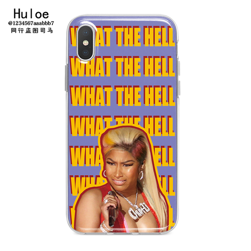 麻辣鸡妮琪米娜Nicki Minaj手机壳适用于iphone678苹果xs11promax