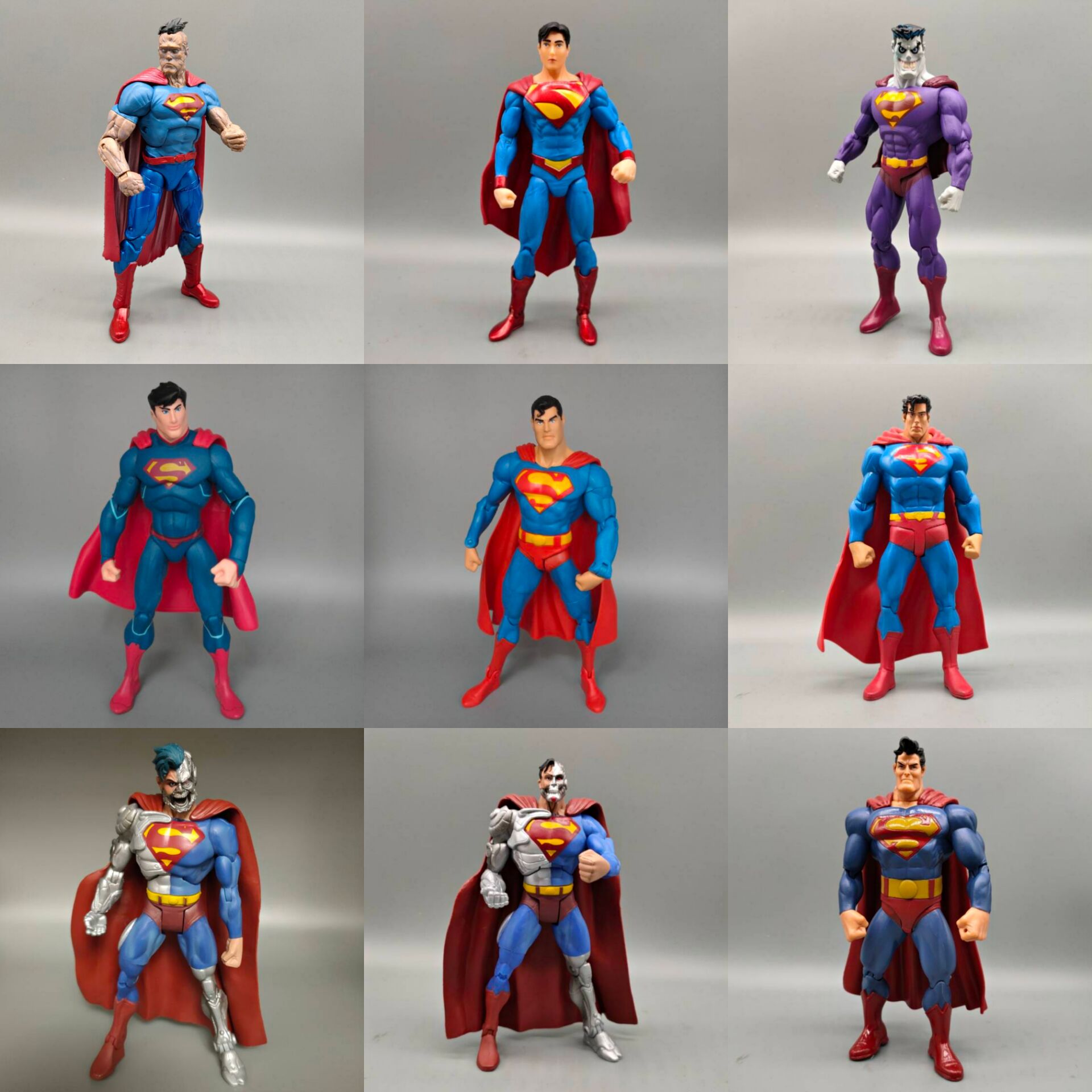 DCC漫画超级英雄超人 超男 神器女侠 沙赞 赛博人7寸可动人偶模型