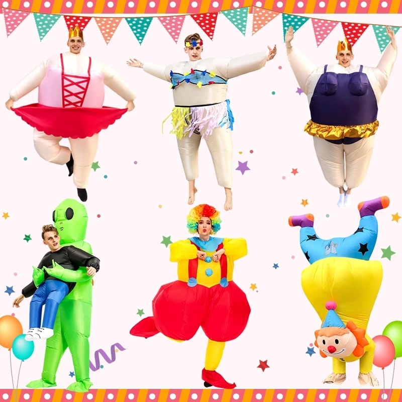 年会演出活动服装充气人偶服饰高端创意成人相扑表演服玩偶舞台