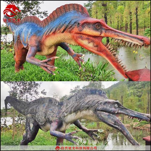 二手恐龙表皮翻新喷漆大型仿真恐龙模型机械控制器故障维修
