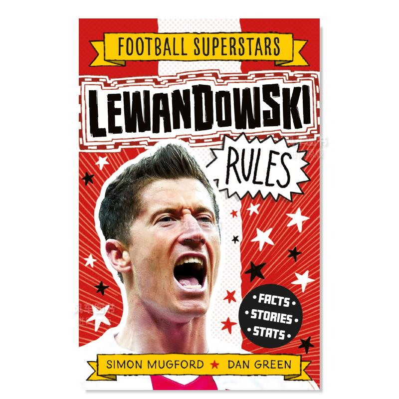 【预 售】足球明星特辑：莱万多夫斯基英文漫画进口原版图书【Football Superstars】Lewandowski RulesSimon Mugford welbeckpubl