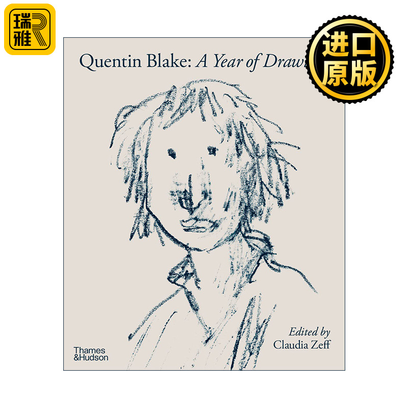 英文原版 Quentin Blake - A Year of Drawings 昆汀·布莱克作品集 创作的一年 精装 英文版 进口英语原版书籍