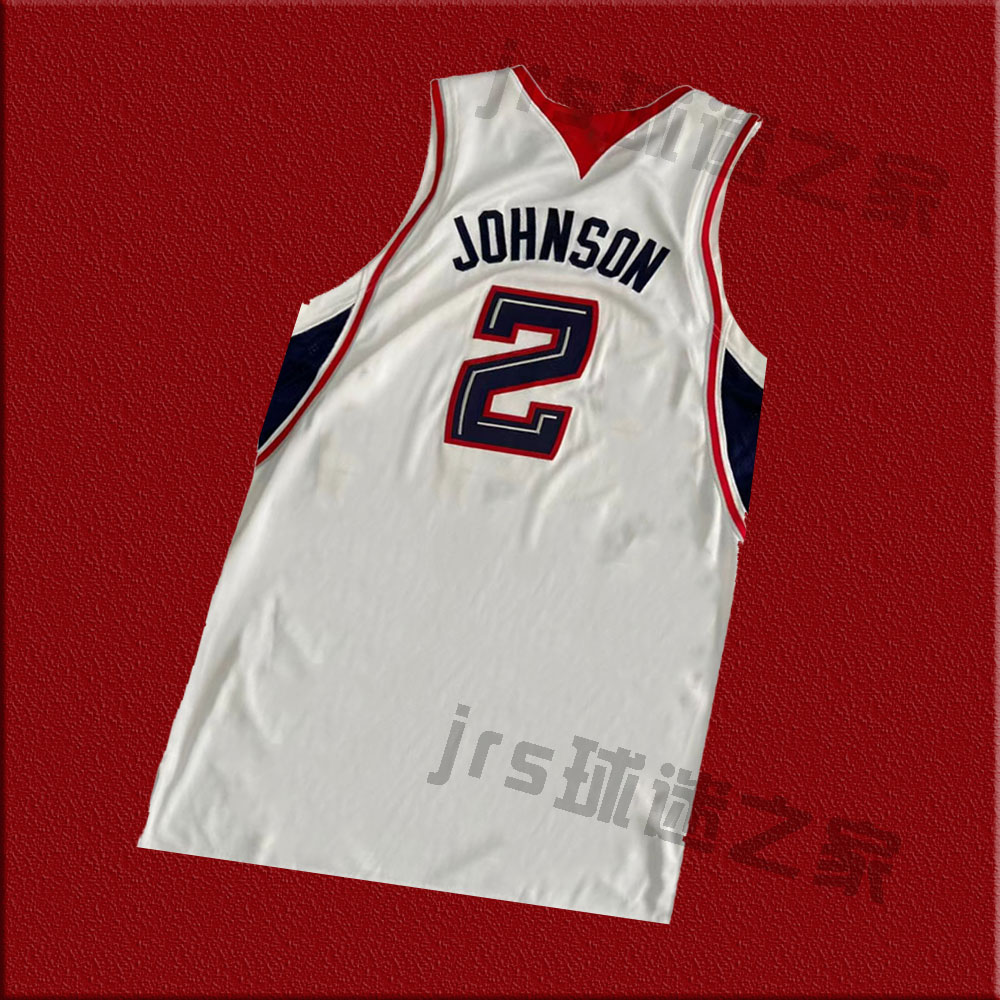 老鹰设计定制乔约翰逊2号刺绣球衣篮网7号新赛季篮球服55号DIY