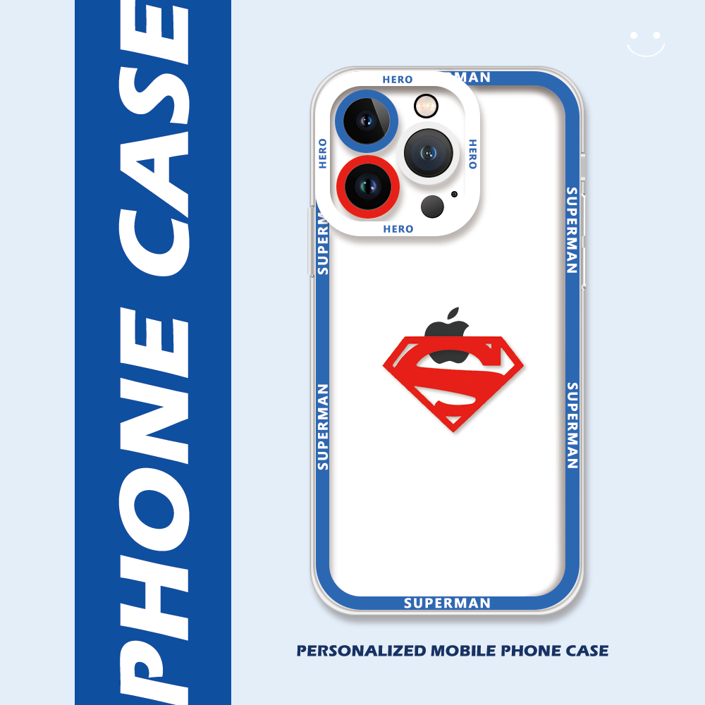 Superman超人标志酷炫手机壳适用OPPOA8VIVOY31S真我GT2苹果15Pro
