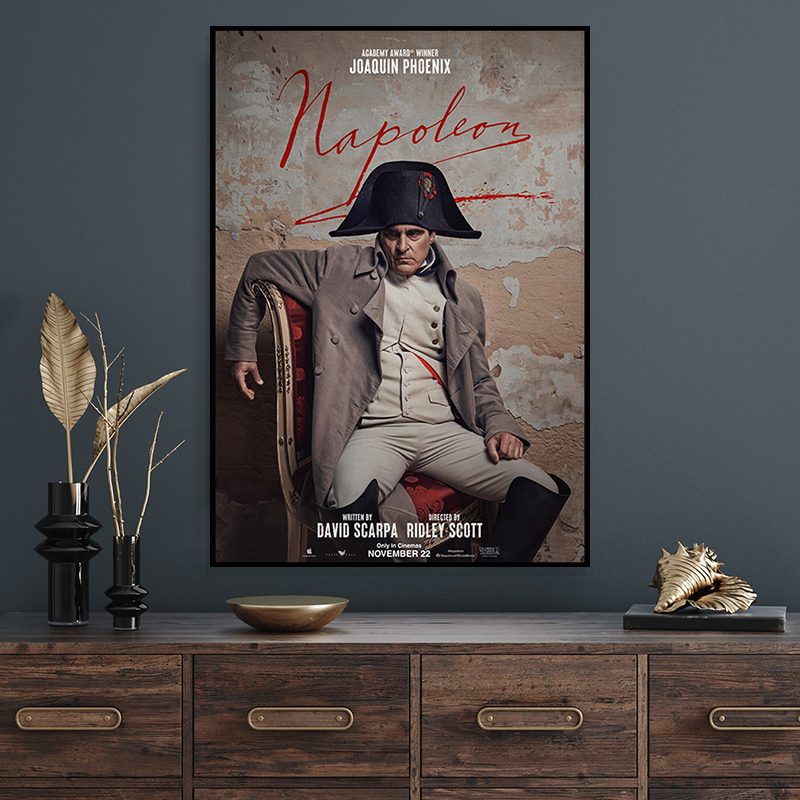 Napoleon 拿破仑 电影海报装饰画历史人物主题酒店书房励志挂画