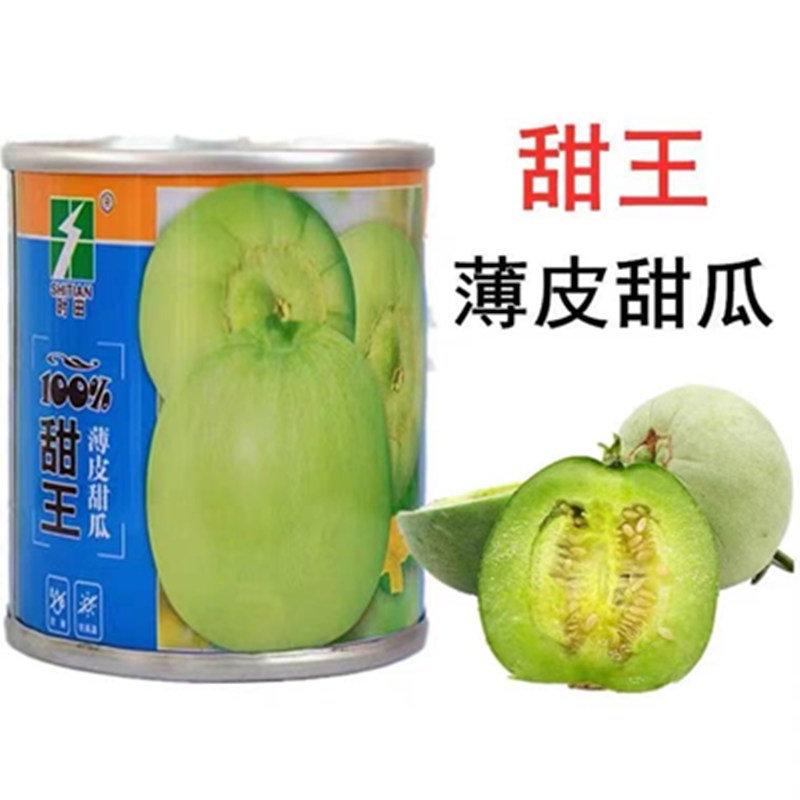 杂交一代时田甜王甜瓜种子 日本甜宝香瓜种籽 薄皮甜瓜蔬菜种子