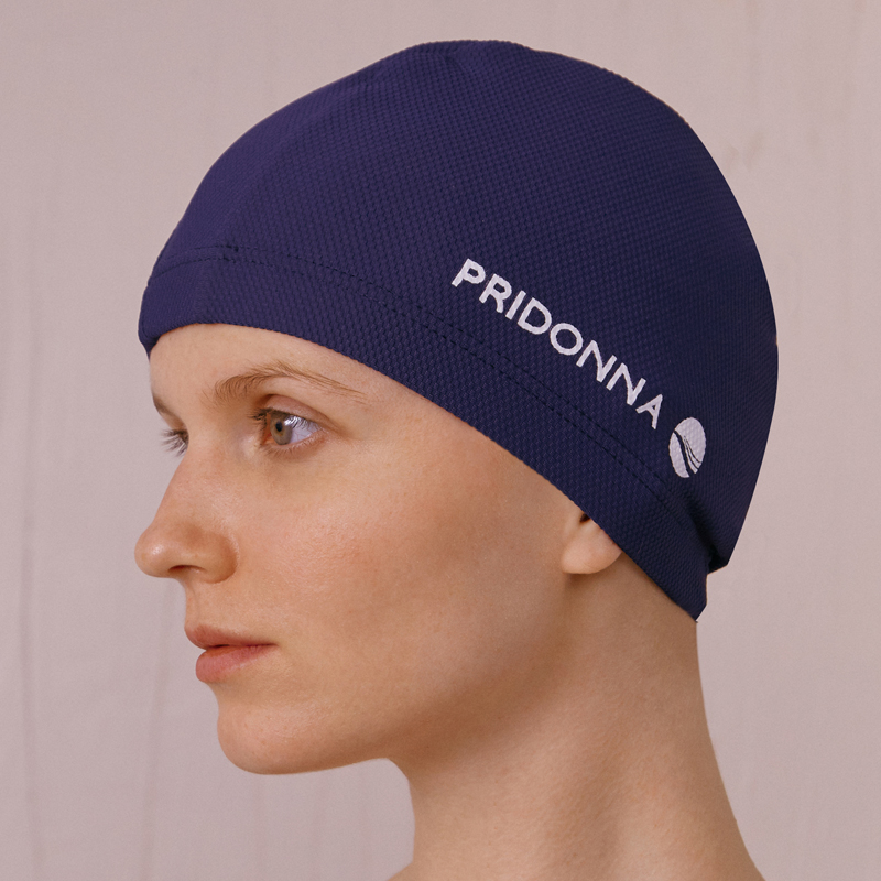 PRIDONNA布泳帽舒适高弹不勒头 游泳男女通用大号泳帽舒适内衬