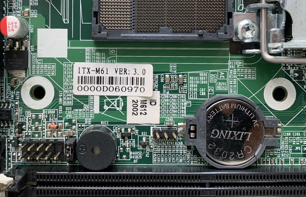 研域工控 ITX-M61 VER1.0 1155针 H61台式机主板双千兆网卡MSATA