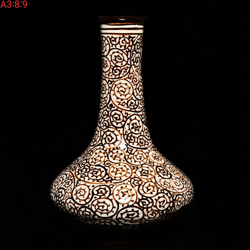 旭悦古瓷二手精品古玩古董古瓷器老货宋瓷收藏 宋代吉州窑花瓶