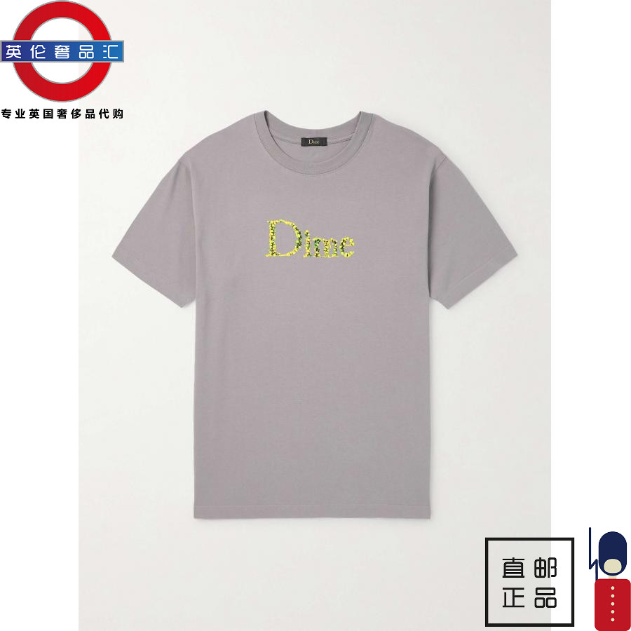 英伦代购 5男新款DIME 印有标志的棉质运动T恤 伦敦包邮