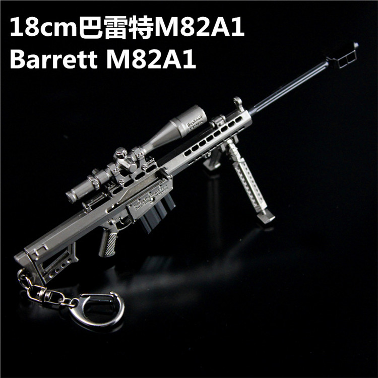 绝地穿越武器模型巴雷特M82A1大炮狙击枪枪模玩具手办1:6兵人可用