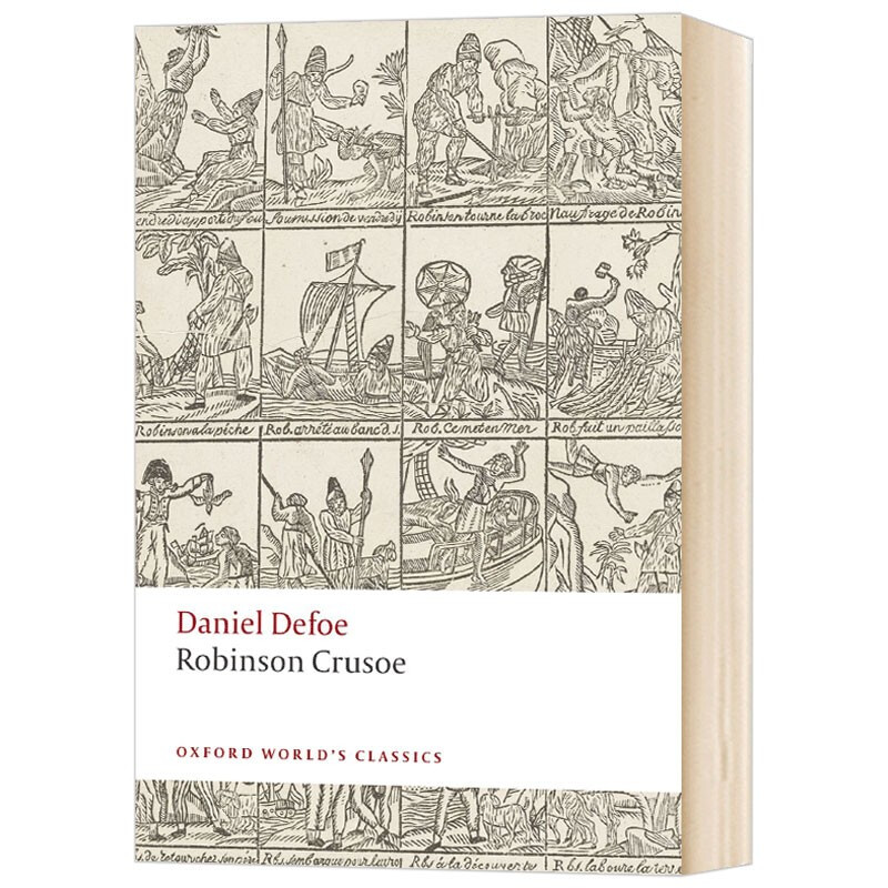 英文原版 鲁滨逊漂流记 Robinson Crusoe 牛津世界经典系列  英文小说读物 世界经典名著