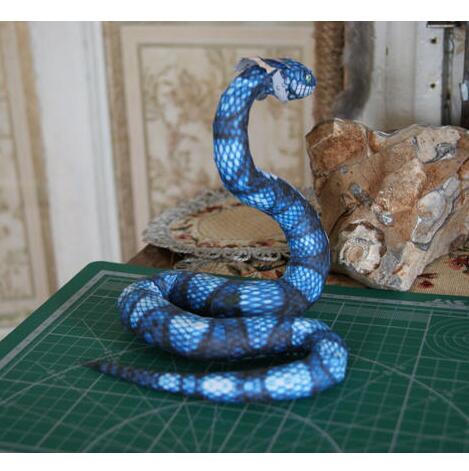 动漫蛇怪兽3d立体纸模型DIY手工制作儿童益智折纸玩具