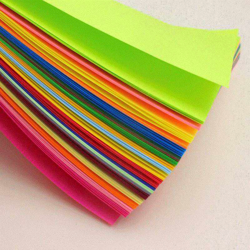 卡纸硬彩色手工厚A4彩纸做用的儿童卡片材料小学生贺卡长方形