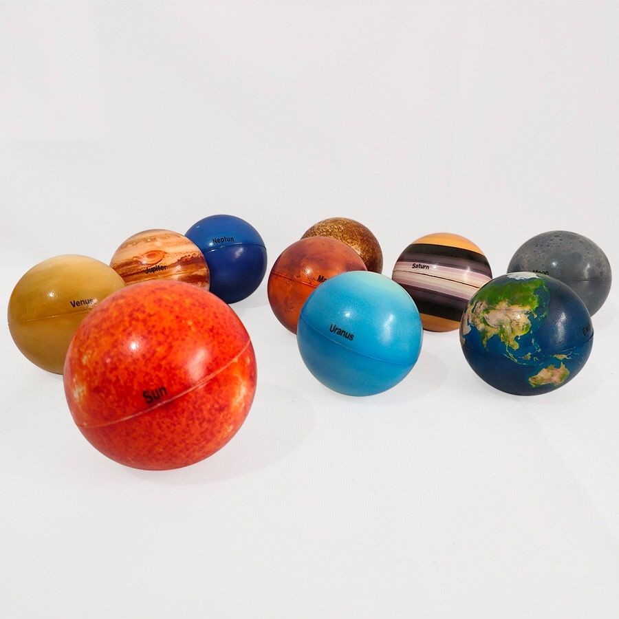 儿童益智教学宇宙立体星球太阳系八大行星模型球玩具启蒙用品摆件