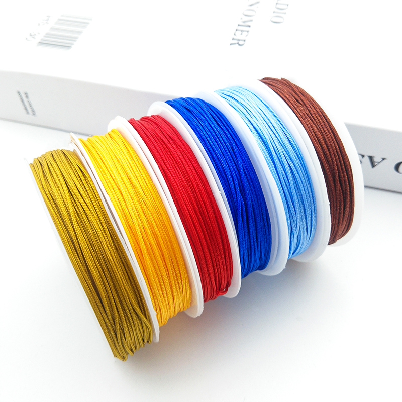 72号线10米 DIY配件材料编织绳编手链项链串珠红绳子编织线材配件