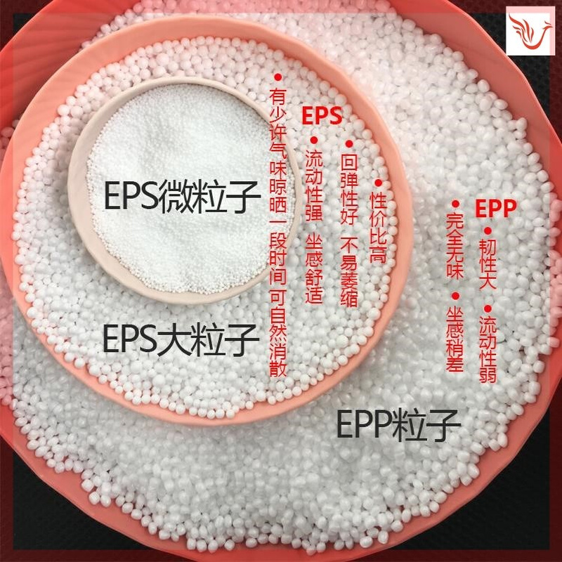 eps/epp豆袋新材料颗粒白色U型枕懒人沙发泡沫粒子填充物沙发恢复