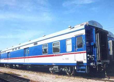 现货N27火车模型 XL25G XL25K 行李车 客车厢带灯  187