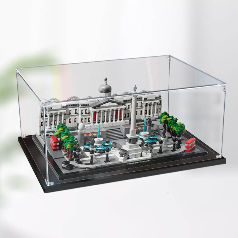 特拉法加广场21045亚克力展示盒 LEGO积木手办模型盲盒透明收纳盒