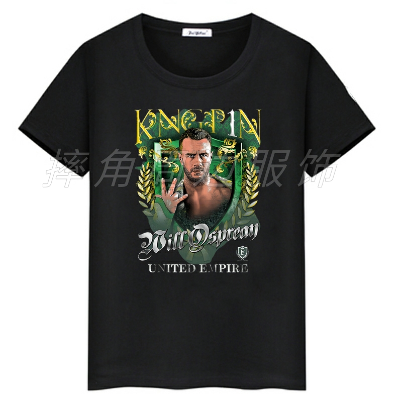 NJPW威尔奥斯普雷Will Ospreay联合帝国United Empire摔角短袖T恤