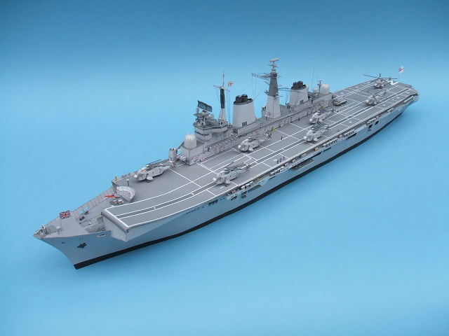 [777纸模型]英国无畏无敌级航空母舰模型约55厘米特价36元