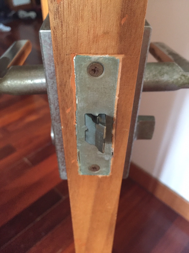 房门锁老旧款式卧室内5055锁体单锁舌不锈钢把手卫生间木门锁具