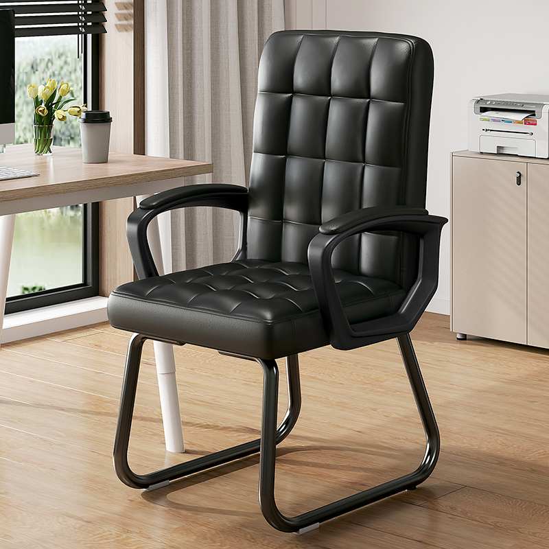 办公椅子舒适久坐会议室职员弓形电脑椅家用简约现代靠背麻将座椅