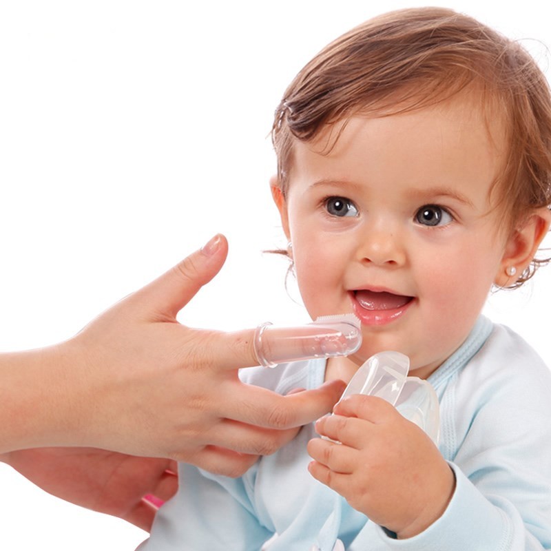 新品Infant Deciduous Tooth Brush Baby Kids SilicoUne Finger