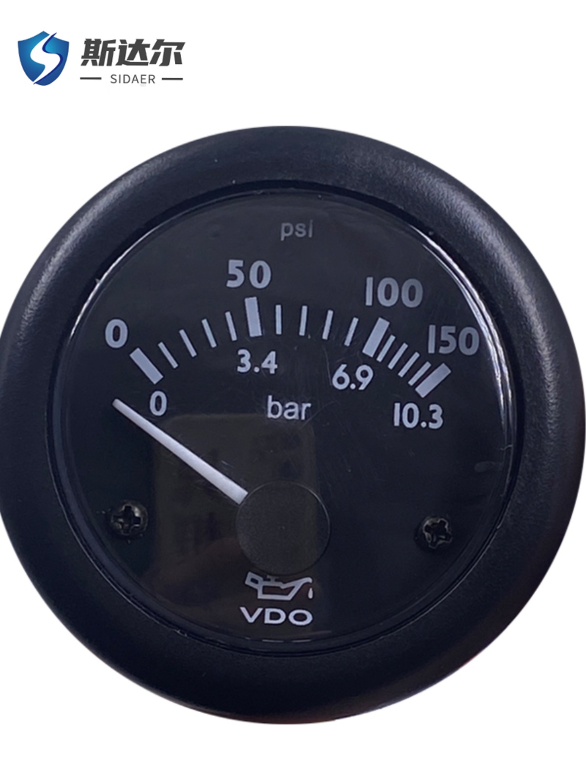 指针式柴油机水温表车改装VDO电磁感应仪表12V 24V 油压表 电压表