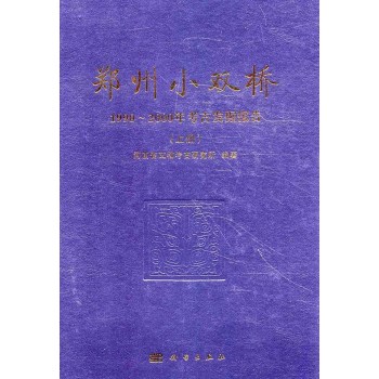 【书】郑州小双桥——1990~2000年考古发掘报告书籍