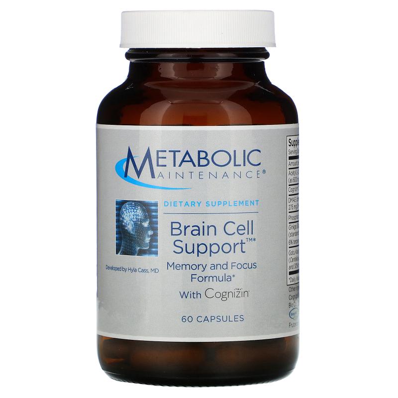 Metabolic Maintenance,含胞二磷胆碱的脑细胞帮助，60 粒胶囊