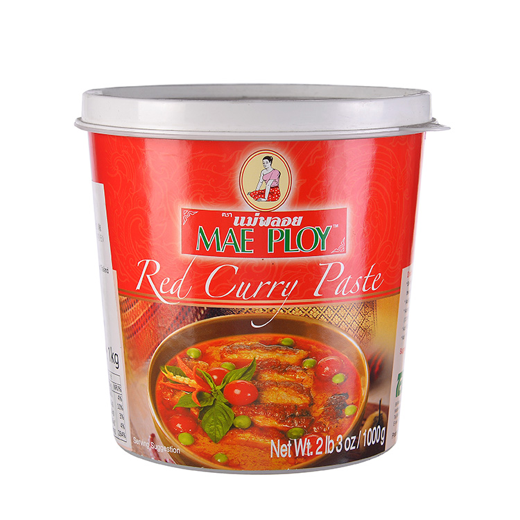 泰国调料MAE PLOY红咖喱泰娘红咖喱酱TCC咖喱泰式咖喱鸡调料1kg